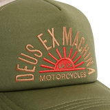 Gorra Deus Ex Machina Sunflare Trucker Olive - ECRU