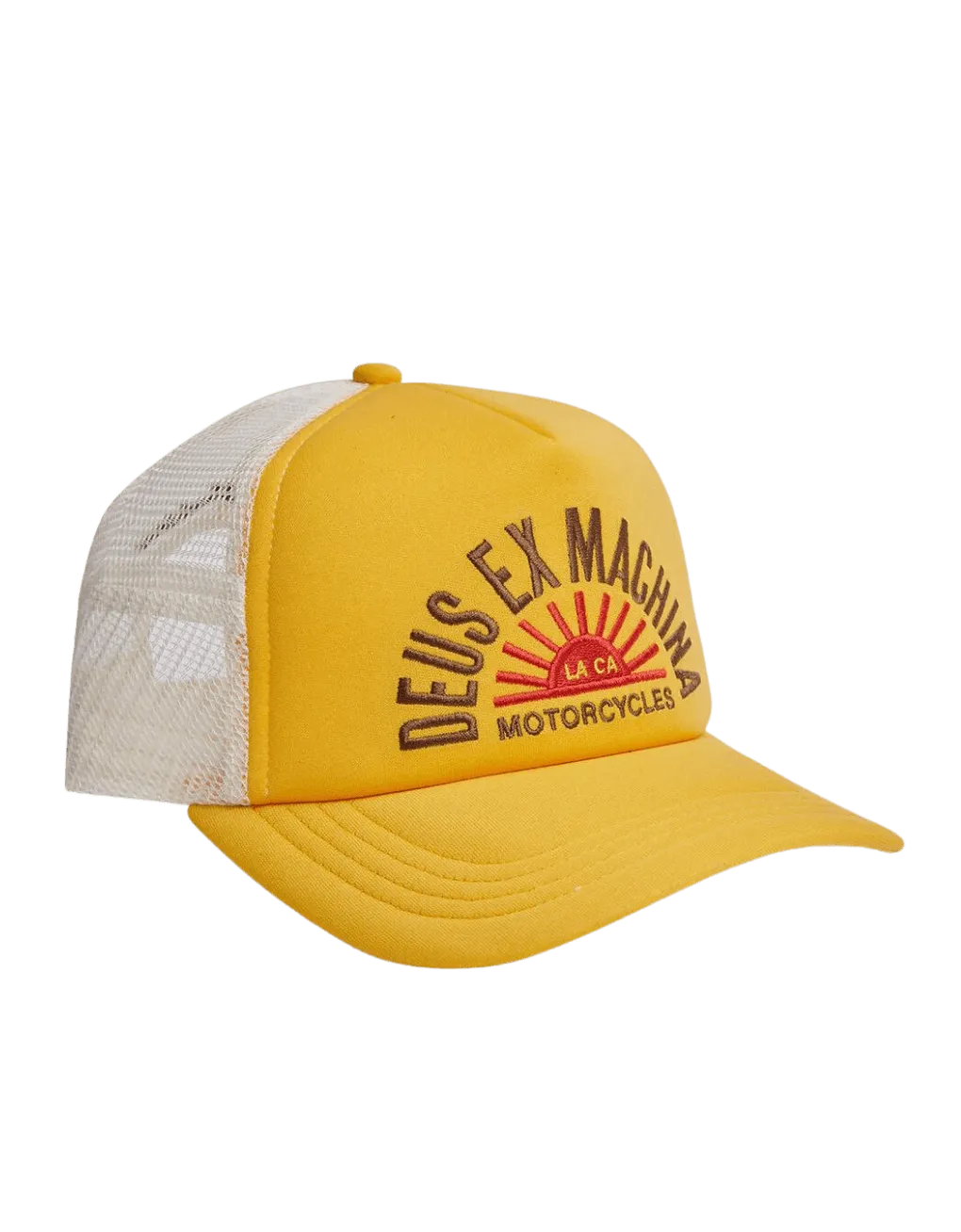 Gorra Deus Ex Machina Sunflare Trucker Spectra Yellow - ECRU