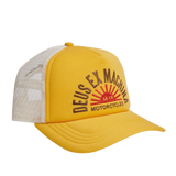 Gorra Deus Ex Machina Sunflare Trucker Spectra Yellow - ECRU