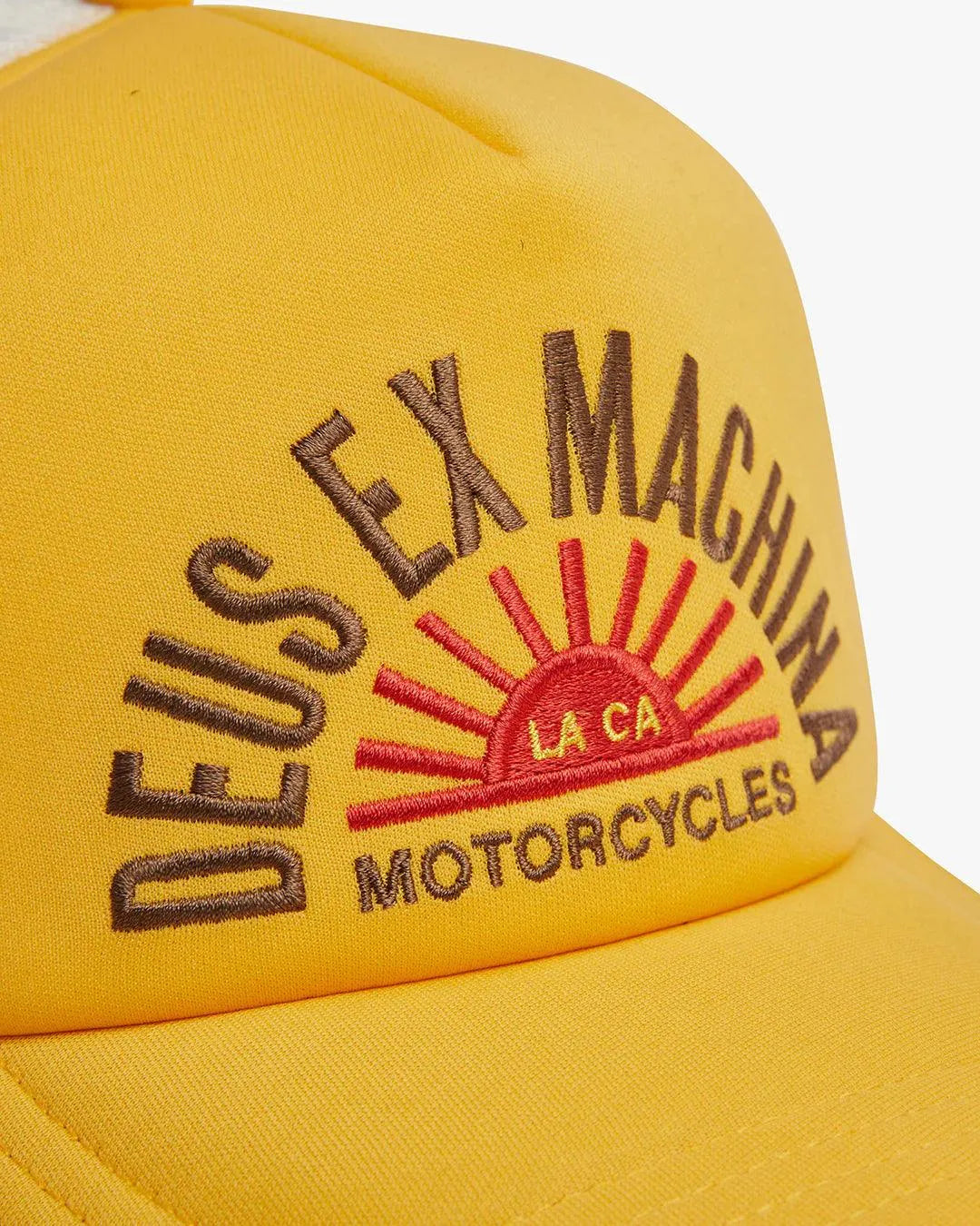 Gorra Deus Ex Machina Sunflare Trucker Spectra Yellow - ECRU