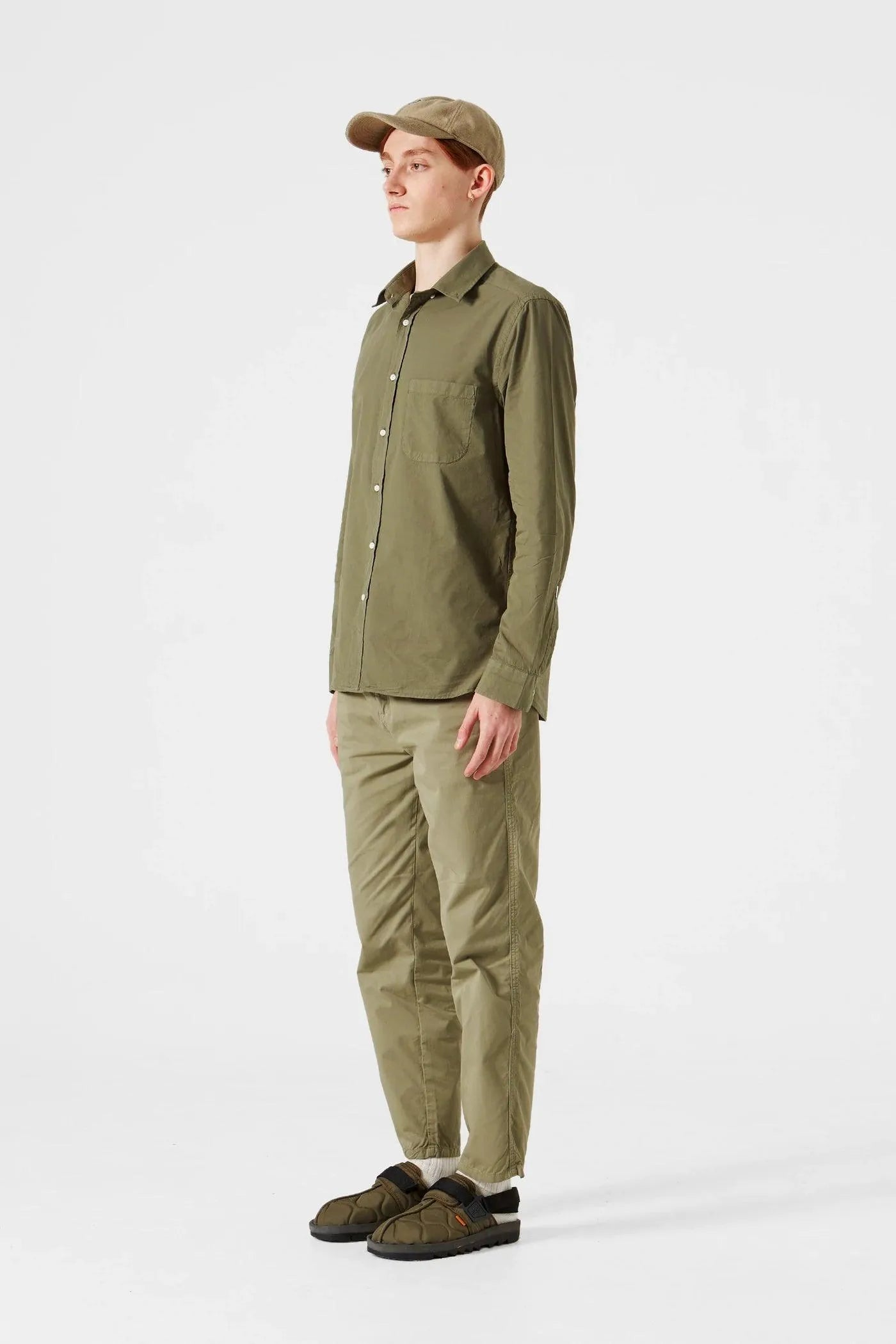 Gorra Duck Patch Plain Olive - ECRU