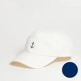 Gorra La Paz Santos Blue + Ecru Logo - ECRU