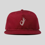 Gorra Okay Roja - ECRU