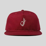 Gorra Okay Roja - ECRU