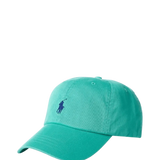Gorra Polo Ralph Lauren Verde Agua con Visera de Tela de Algodón - ECRU