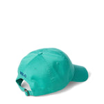 Gorra Polo Ralph Lauren Verde Agua con Visera de Tela de Algodón - ECRU