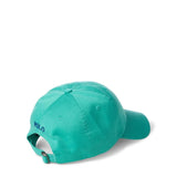 Gorra Polo Ralph Lauren Verde Agua con Visera de Tela de Algodón - ECRU