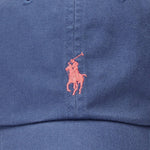 Gorra Ralph Lauren con Visera de Algodón Azul - ECRU