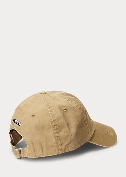 Gorra Ralph Lauren con visera de tela de chino de algodón - ECRU