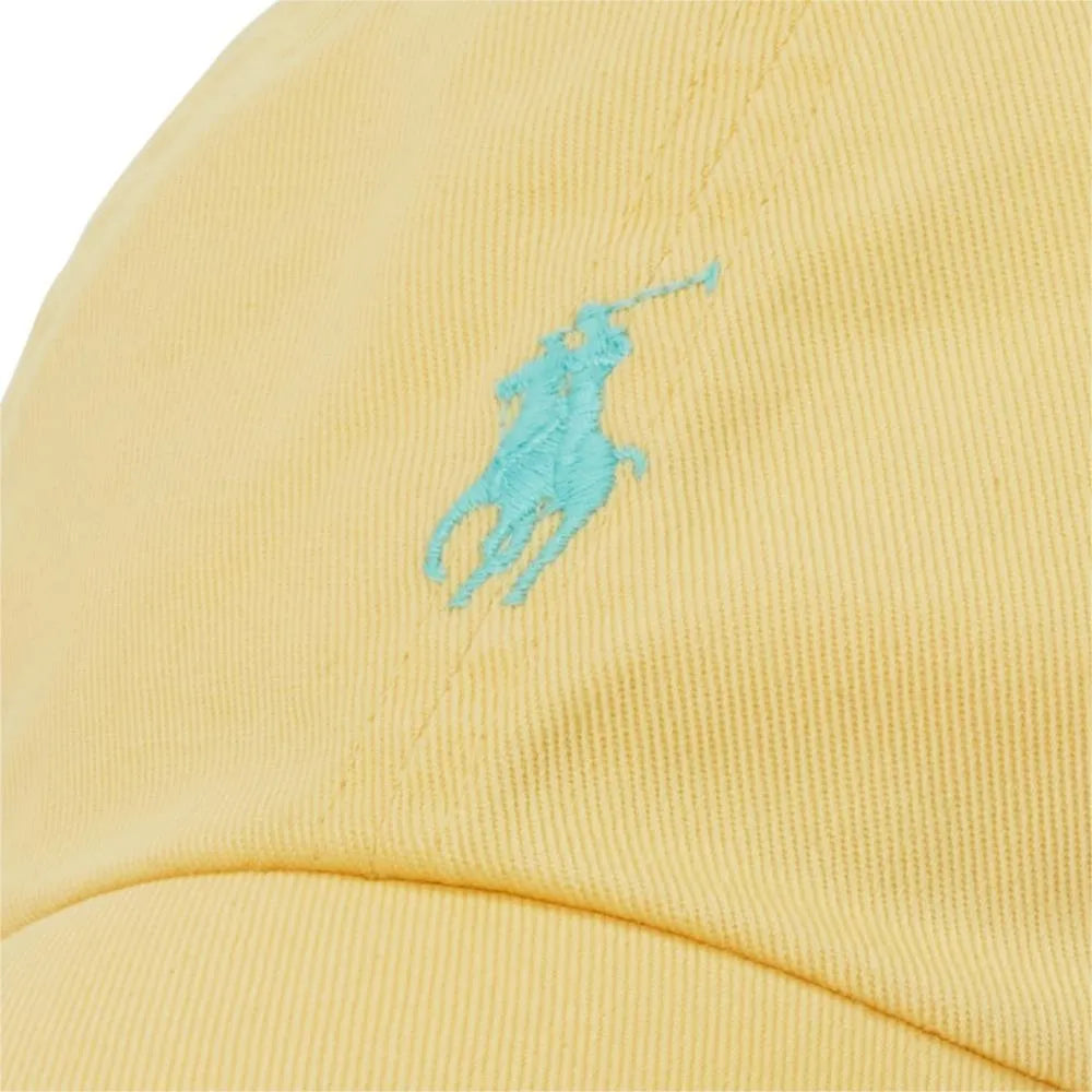 Gorra Ralph Lauren con visera de tela de chino de algodón - ECRU