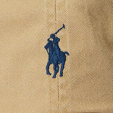 Gorra Ralph Lauren con visera de tela de chino de algodón - ECRU