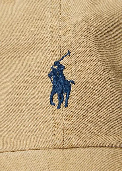 Gorra Ralph Lauren con visera de tela de chino de algodón - ECRU