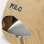 Gorra Ralph Lauren con visera de tela de chino de algodón - ECRU