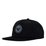 Gorra Scout Rubber Patch Black Wrinkled Nylon - ECRU