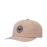 Gorra Scout Rubber Patch Light Taupe Wrinkled Nylon - ECRU