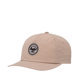 Gorra Scout Rubber Patch Light Taupe Wrinkled Nylon - ECRU