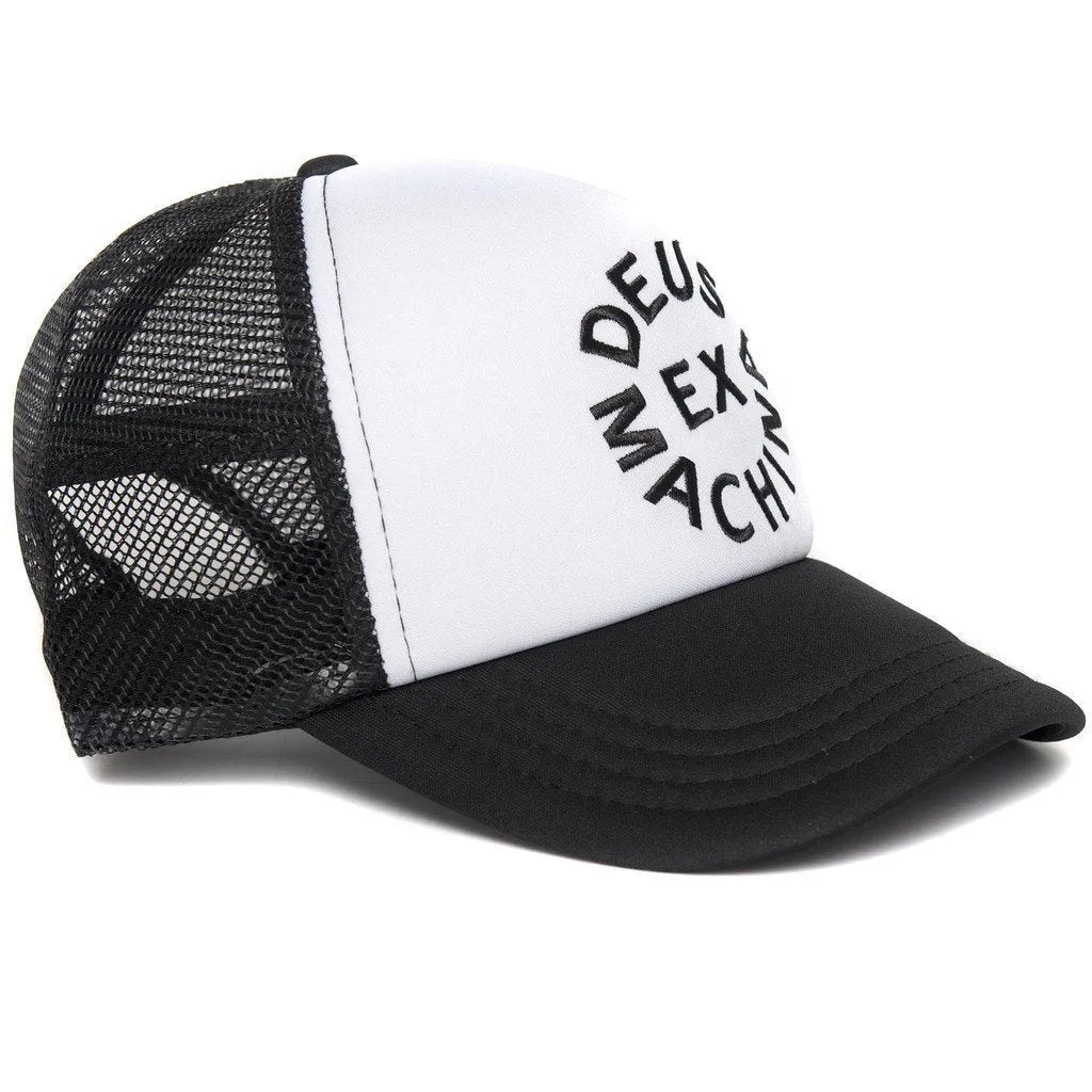 Gorra Trucker Circle Logo - ECRU