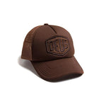 Gorra Trucker Fleece Shield Brown - ECRU