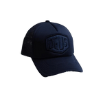 Gorra Trucker Fleece Shield Midnight Blue - ECRU