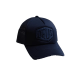 Gorra Trucker Fleece Shield Midnight Blue - ECRU