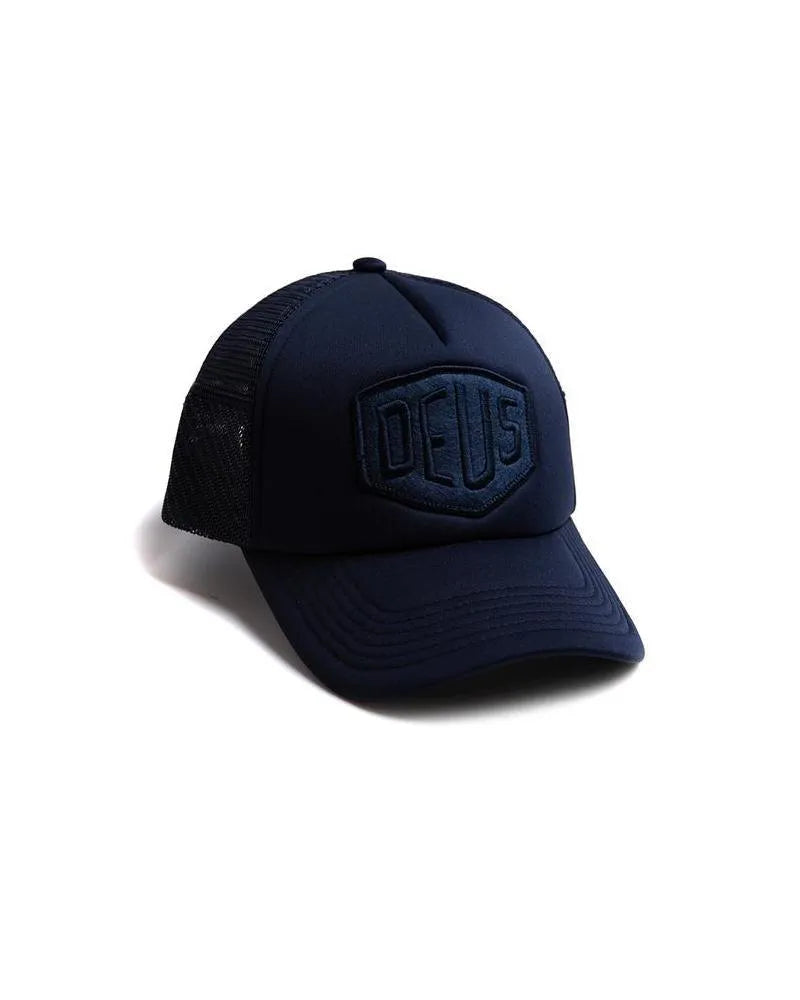 Gorra Trucker Fleece Shield Midnight Blue - ECRU