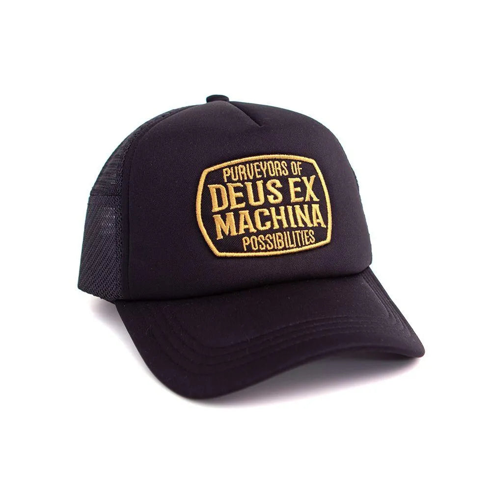 Gorra Trucker Waxxy Black - ECRU