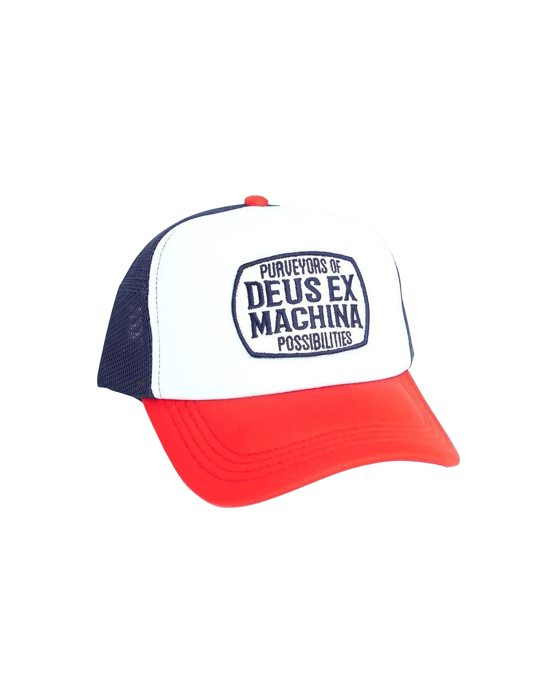 Gorra Trucker Waxxy Navy Blue - ECRU