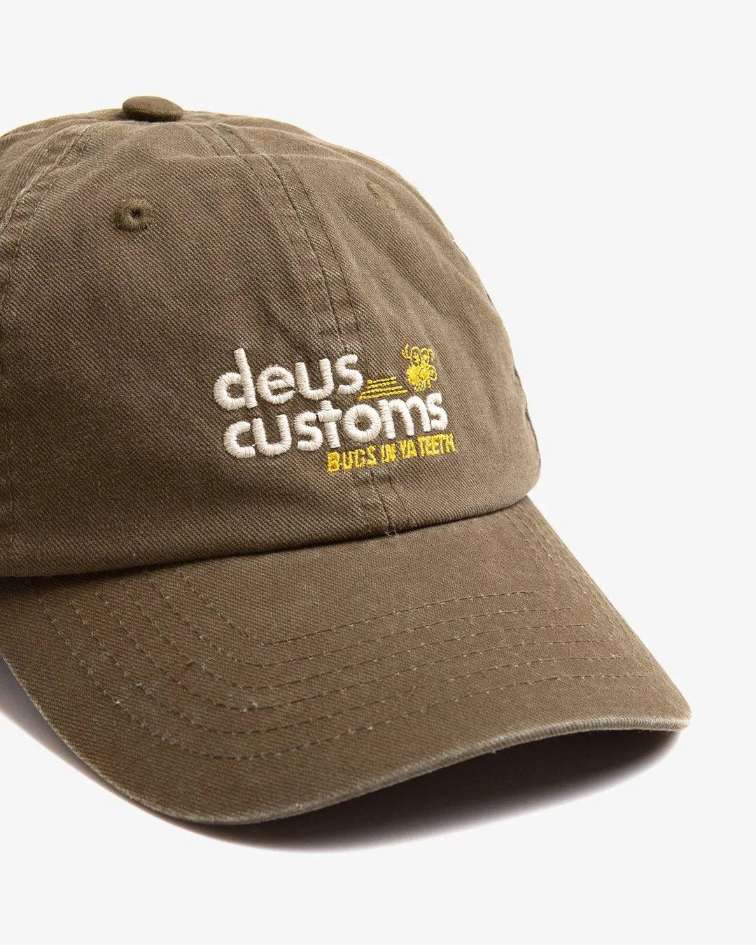 Gorra Washed Bugsy Washed Olive - ECRU