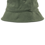 Gorro Bucket Akbøllehat canvas olivine - ECRU