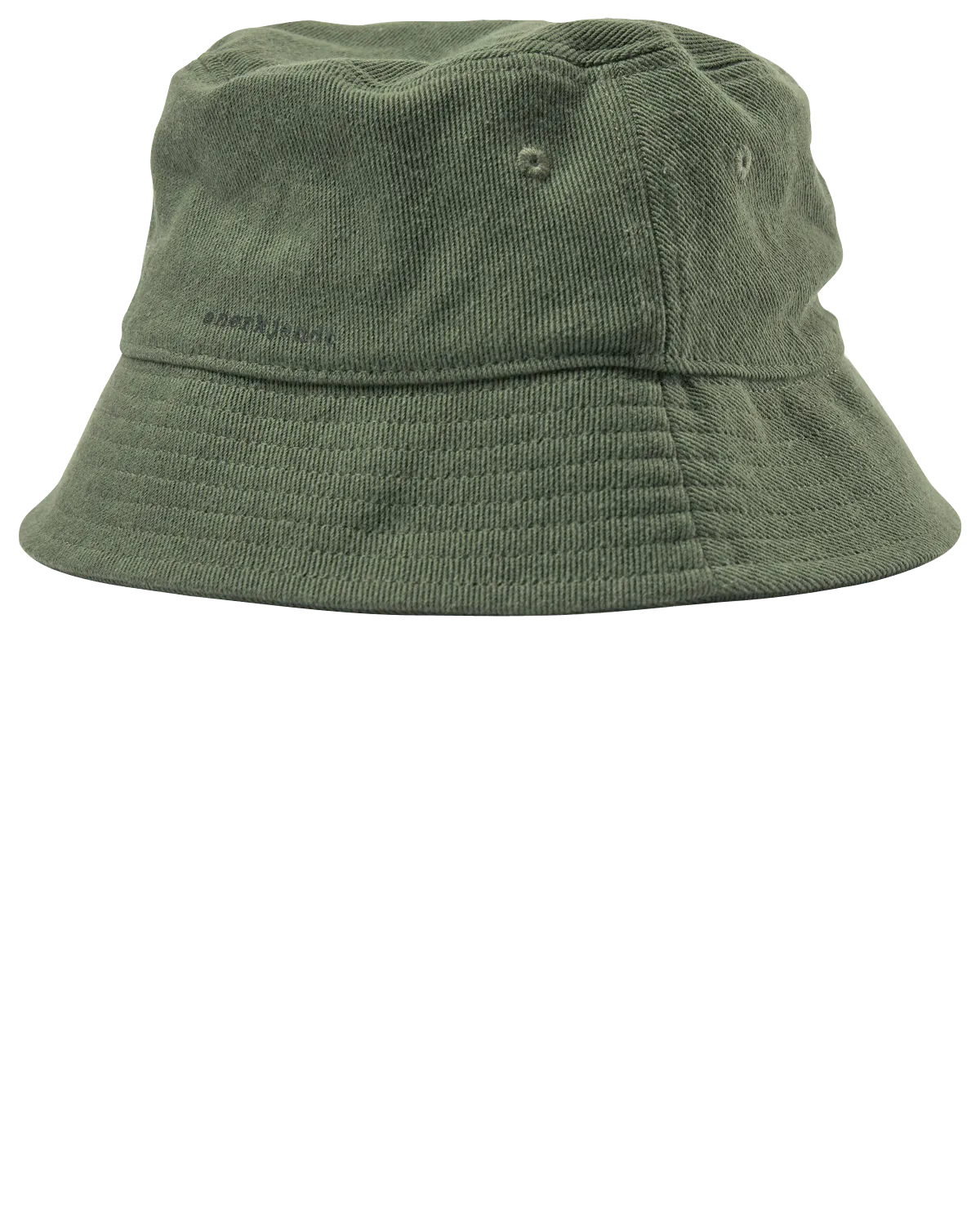 Gorro Bucket Akbøllehat canvas olivine - ECRU