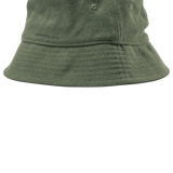 Gorro Bucket Akbøllehat canvas olivine - ECRU