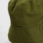Gorro Bucket Akbøllehat canvas olivine - ECRU