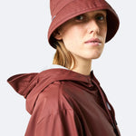 Gorro Bucket Rains Granate - ECRU