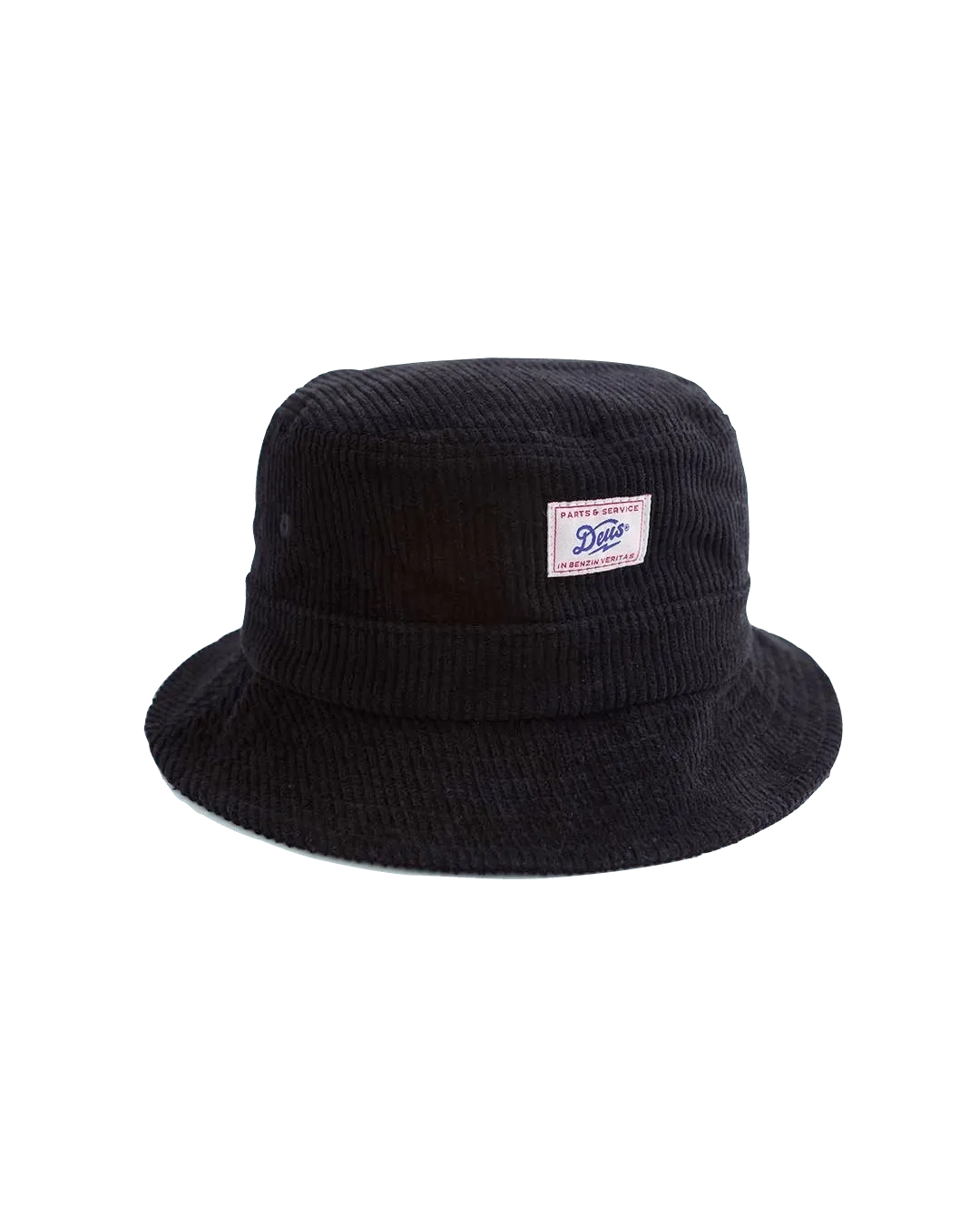 Gorro Bucket Ronny Cord Phantom Black - ECRU