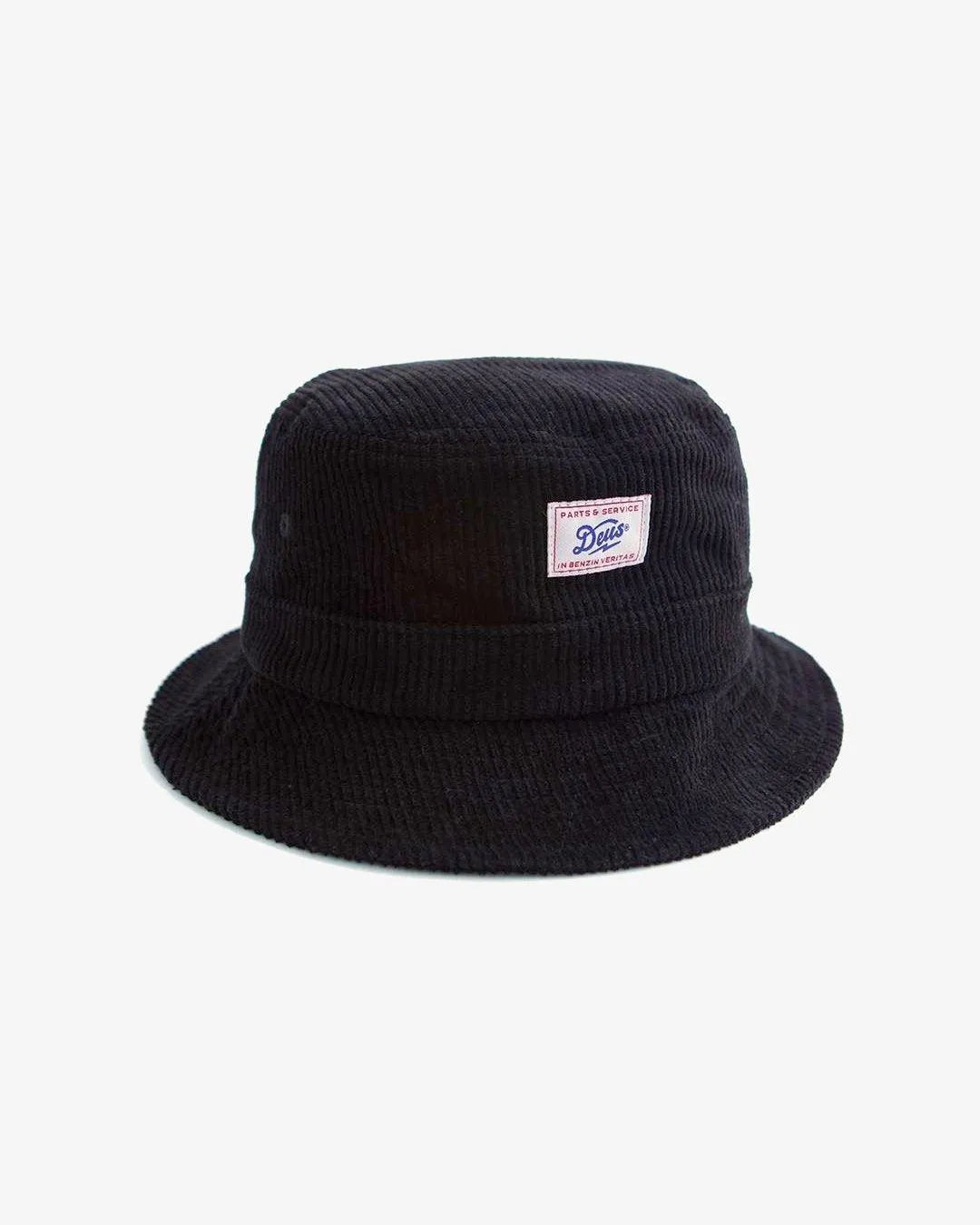 Gorro Bucket Ronny Cord Phantom Black - ECRU