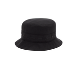 Gorro de pescador de tricot con cinta deportiva en un tono más intenso - ECRU