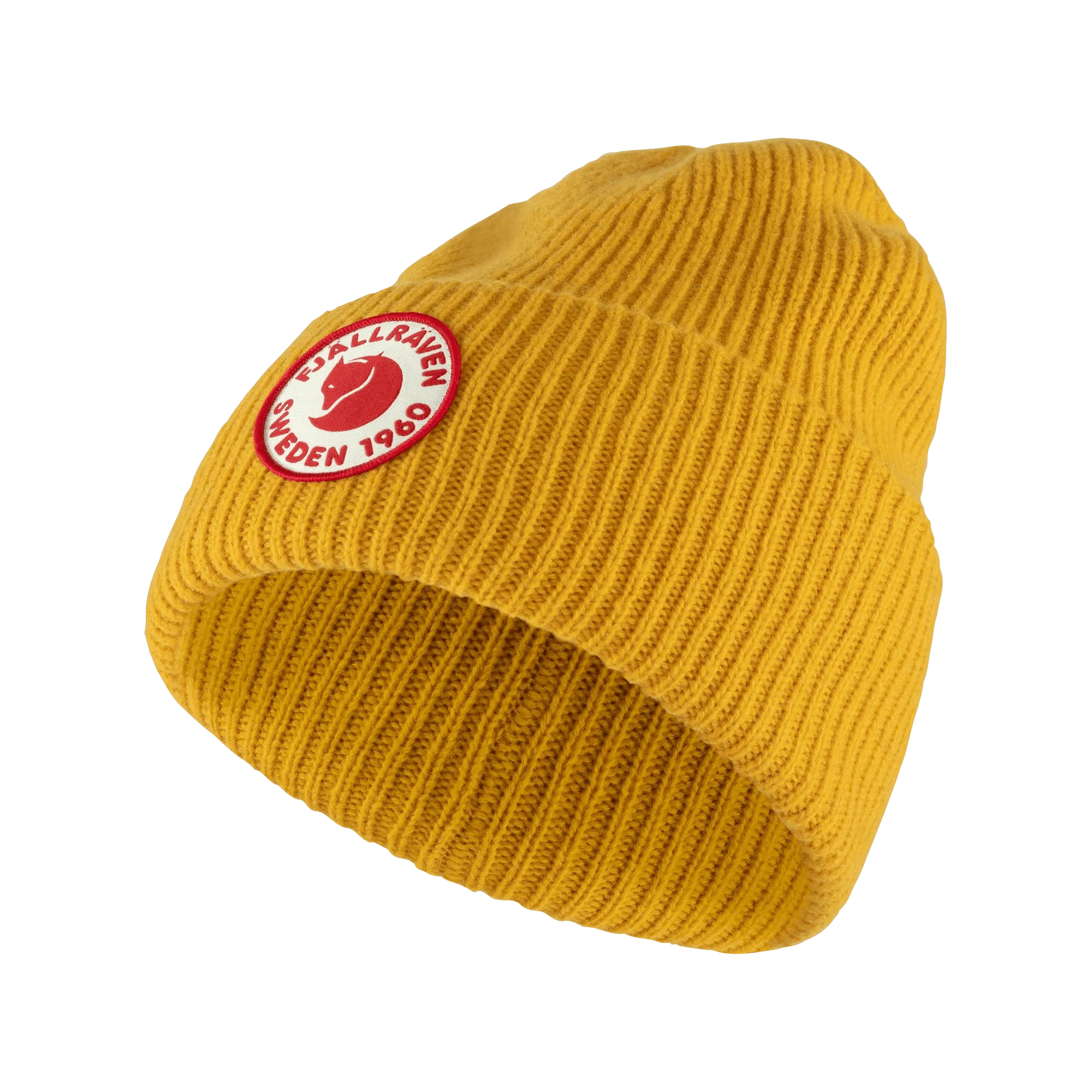 Gorro Fjallraven Kanken Logo 1960 Mustard Yellow - ECRU