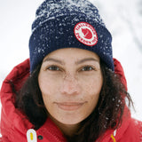 Gorro Fjallraven Kanken Logo 1960 Navy - ECRU