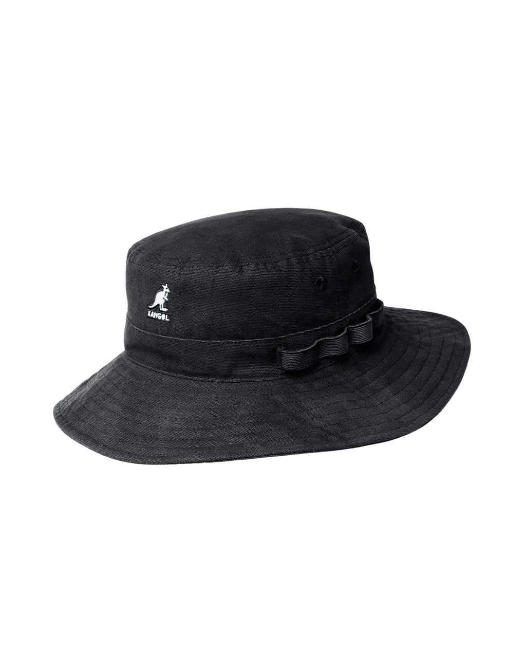 Gorro Kangol Utility Cords Jungle Black - ECRU