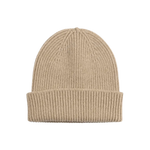 Gorro Unisex Lana Merino Reciclada Desert Khaki - ECRU