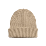 Gorro Unisex Lana Merino Reciclada Desert Khaki - ECRU