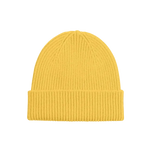 Gorro Unisex Lana Merino Reciclada Lemon Yellow - ECRU