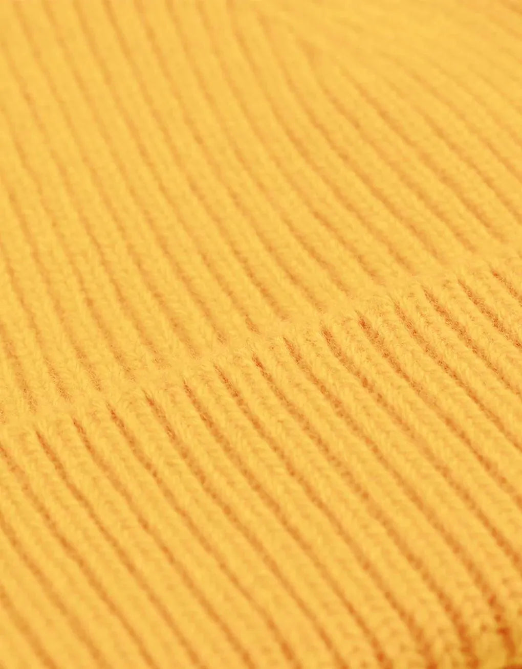 Gorro Unisex Lana Merino Reciclada Lemon Yellow - ECRU