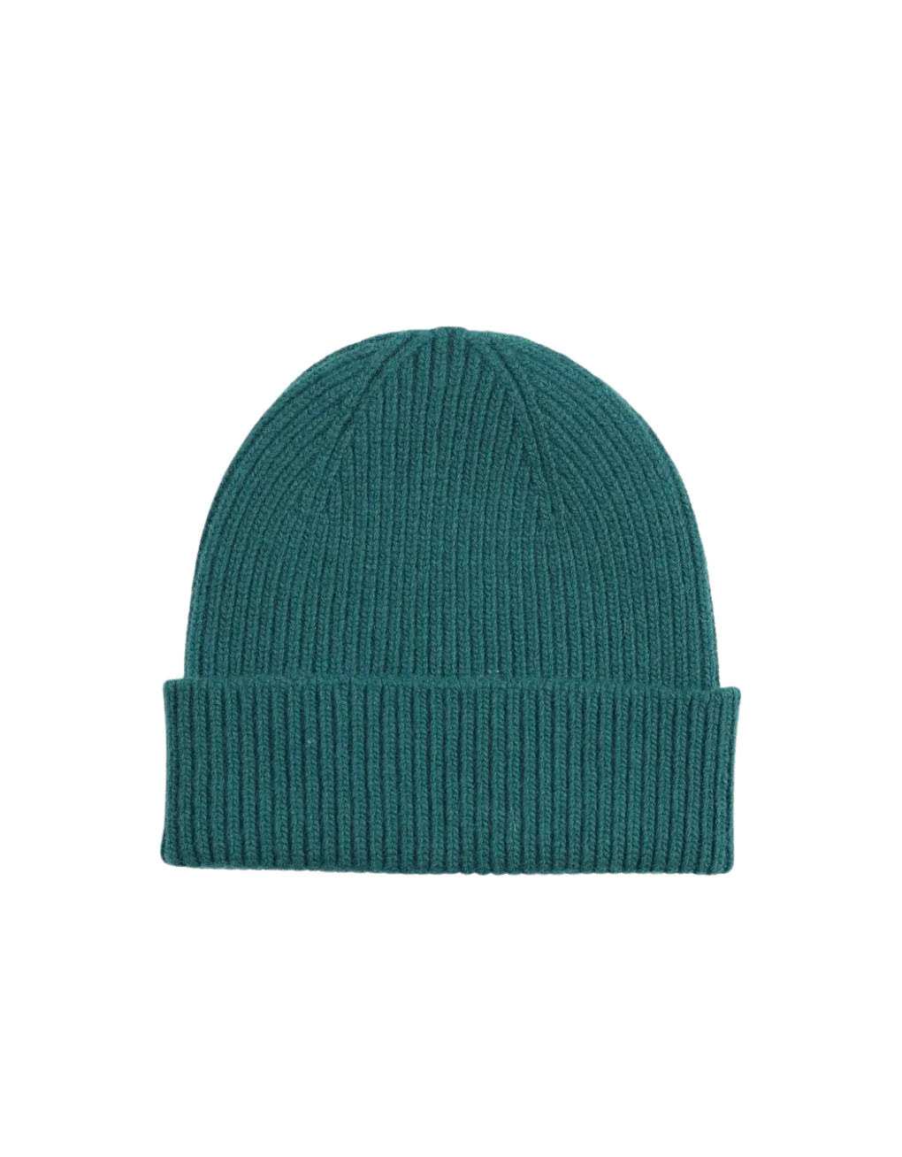 Gorro Unisex Lana Merino Reciclada Ocean Green - ECRU