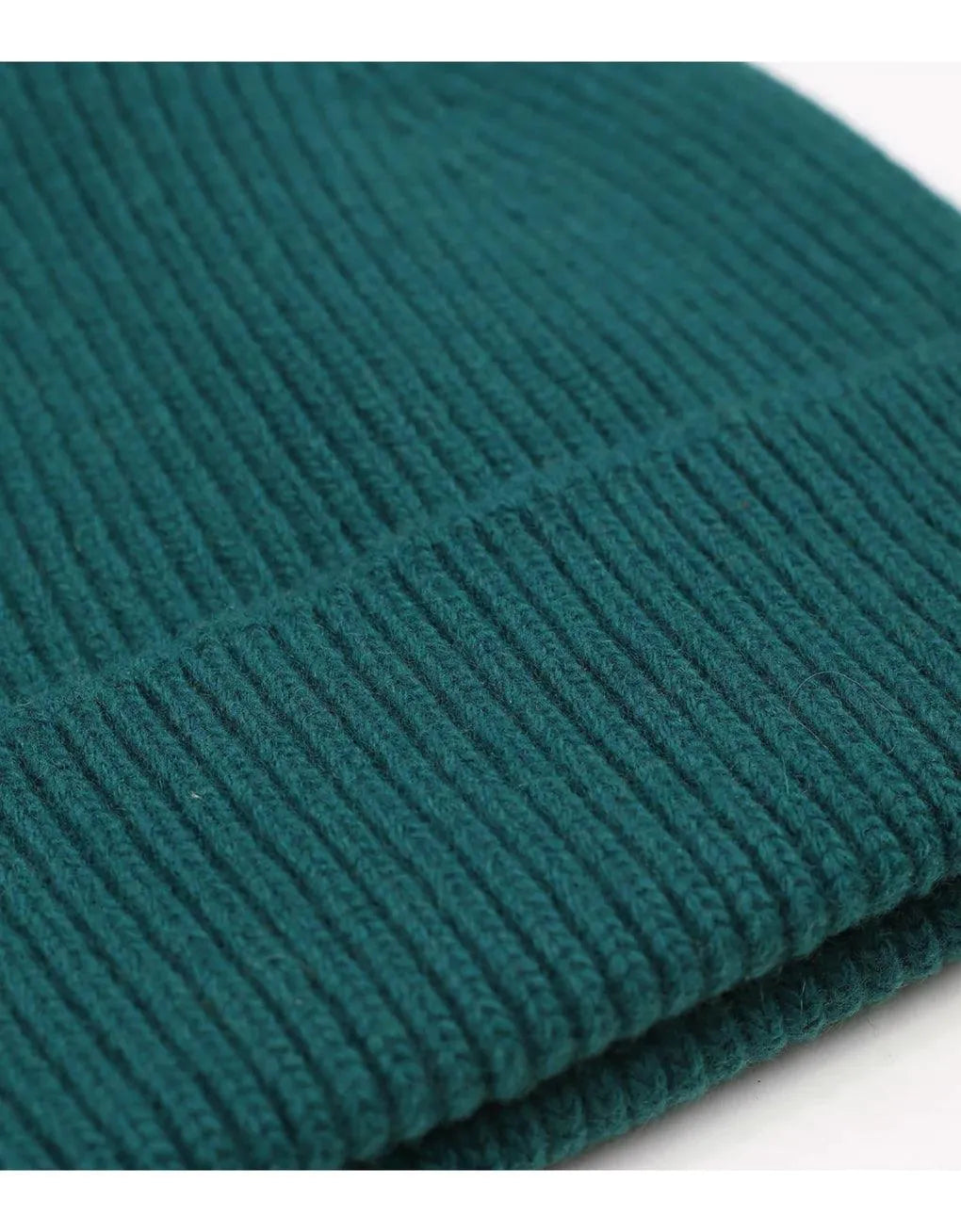 Gorro Unisex Lana Merino Reciclada Ocean Green - ECRU