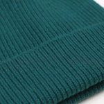 Gorro Unisex Lana Merino Reciclada Ocean Green - ECRU
