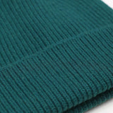 Gorro Unisex Lana Merino Reciclada Ocean Green - ECRU