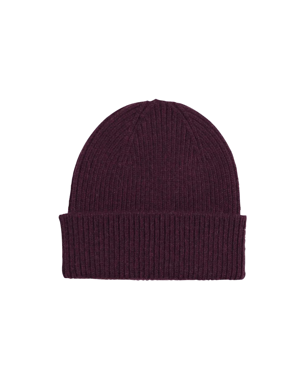 Gorro Unisex Lana Merino Reciclada Oxblood Red - ECRU