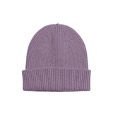 Gorro Unisex Lana Merino Reciclada Purple Haze - ECRU