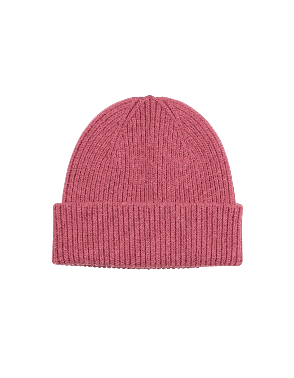 Gorro Unisex Lana Merino Reciclada Raspberry Pink - ECRU